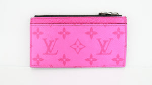 Louis Vuitton Taigarama Card Coin Pink