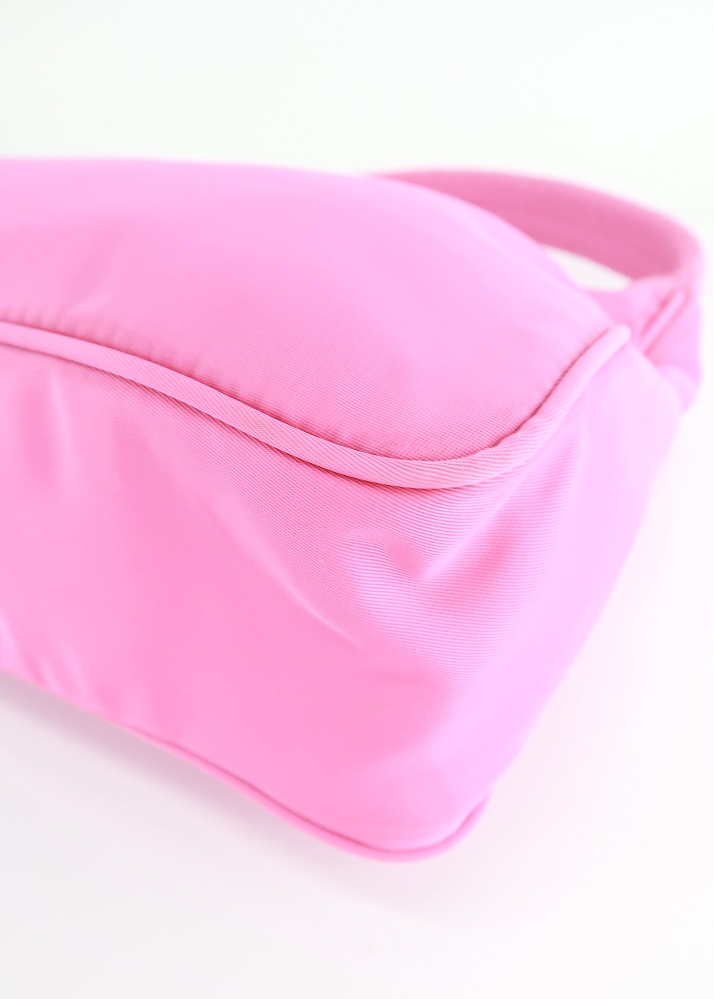 Prada Vintage Nylon Tessuto Pouch Pink – DAC