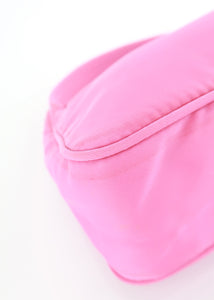 Prada Vintage Nylon Tessuto Pouch Pink