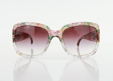 Chanel Floral Sunglasses Pink