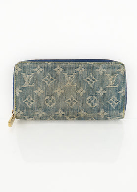 Louis Vuitton Monogram Denim Zippy