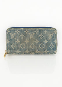 Louis Vuitton Monogram Denim Zippy