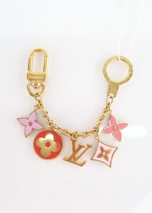 Louis Vuitton Lively Bag Charm Pink Blue