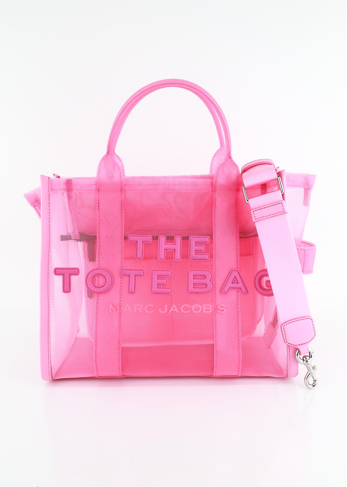 Marc Jacob leather medium tote bag in color candy pink