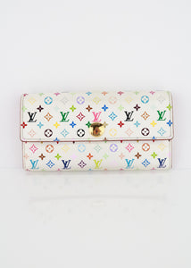 Louis Vuitton Multicolor Sarah Wallet