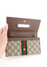 Load image into Gallery viewer, Gucci Ophidia Supreme Canvas Wallet on a Chain