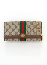 Load image into Gallery viewer, Gucci Ophidia Supreme Canvas Wallet on a Chain