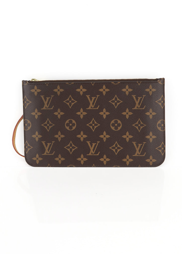 Louis Vuitton Monogram Neverfull Pochette Clutch