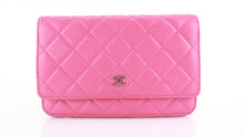 Load image into Gallery viewer, Chanel Caviar Wallet on a Chain Pink