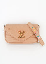Load image into Gallery viewer, Louis Vuitton New Wave Wallet on Chain Tan