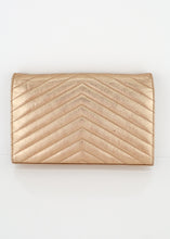 Load image into Gallery viewer, Saint Laurent Cassandra Wallet on Chain Gold