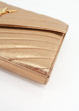 Load image into Gallery viewer, Saint Laurent Cassandra Wallet on Chain Gold