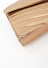 Load image into Gallery viewer, Saint Laurent Cassandra Wallet on Chain Gold