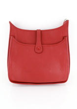 Load image into Gallery viewer, Hermes Evelyne GM Red Clemence Square Q