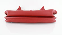 Load image into Gallery viewer, Hermes Evelyne GM Red Clemence Square Q