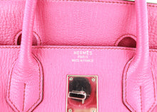 Load image into Gallery viewer, Hermes Chevre HAC Birkin 32 Rose Shocking