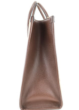 Load image into Gallery viewer, Gucci Monogram Jumbo GG Calfskin Web Tote Camel