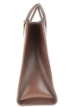 Load image into Gallery viewer, Gucci Monogram Jumbo GG Calfskin Web Tote Camel
