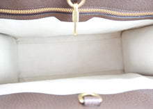 Load image into Gallery viewer, Gucci Monogram Jumbo GG Calfskin Web Tote Camel