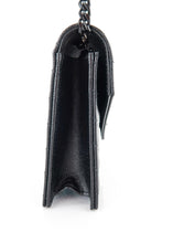 Load image into Gallery viewer, Saint Laurent Cassandra Wallet on Chain Black