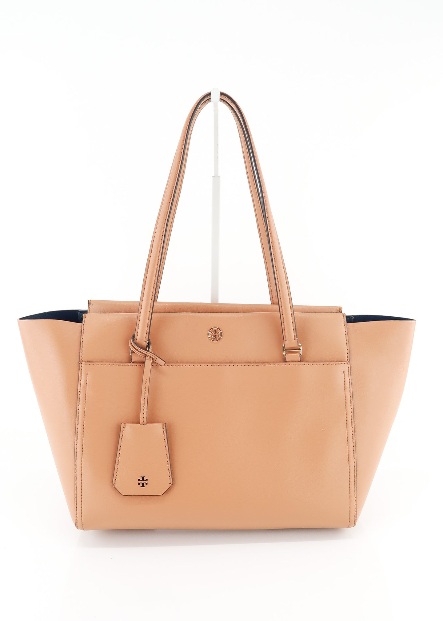 Tory Burch Saffiano Leather Robinson Large Tan