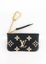 Load image into Gallery viewer, Louis Vuitton Empreinte Bicolor Cles Key Pouch Black