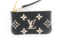 Load image into Gallery viewer, Louis Vuitton Empreinte Bicolor Cles Key Pouch Black