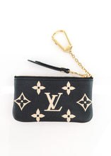 Load image into Gallery viewer, Louis Vuitton Empreinte Bicolor Cles Key Pouch Black