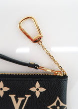 Load image into Gallery viewer, Louis Vuitton Empreinte Bicolor Cles Key Pouch Black
