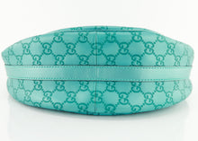 Load image into Gallery viewer, Gucci Metalic Guccissima Medium Twins Hobo Teal
