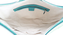 Load image into Gallery viewer, Gucci Metalic Guccissima Medium Twins Hobo Teal