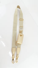 Load image into Gallery viewer, Prada Saffiano Triangle Gold Re-Edition