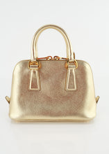 Load image into Gallery viewer, Prada Mini Saffiano 2 Way Shoulder Bag Gold
