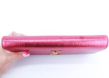 Load image into Gallery viewer, Saint Laurent Calfskin Leather Clutch Pink