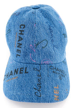 Load image into Gallery viewer, Chanel Denim Mood Cap Hat Blue