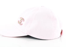 Load image into Gallery viewer, Chanel Cotton Sequin CC Cap Hat Light Pink