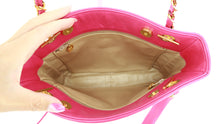 Load image into Gallery viewer, Chanel Quilted Satin Tote Pink