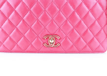 Load image into Gallery viewer, Chanel Lambskin Quilted Small Citizen Dark Pink