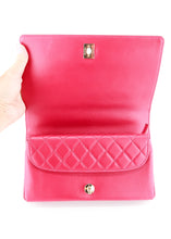 Load image into Gallery viewer, Chanel Lambskin Quilted Small Citizen Dark Pink