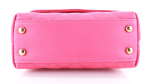 Chanel Caviar Quilted Extra Mini Coco Handle Flap Hot Pink