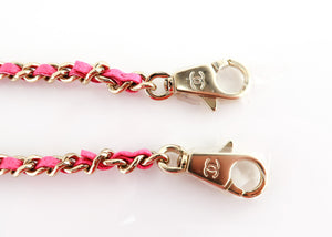 Chanel Caviar Quilted Extra Mini Coco Handle Flap Hot Pink