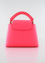 Load image into Gallery viewer, Louis Vuitton Capucines Mini Taurillon Neon Pink