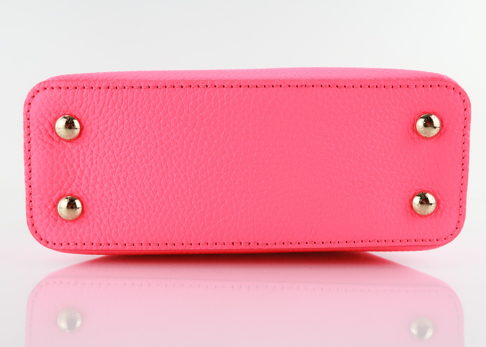 Louis Vuitton Capucines Mini Taurillon Neon Pink – DAC