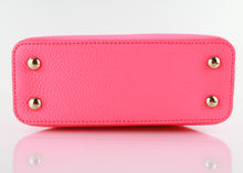 Load image into Gallery viewer, Louis Vuitton Capucines Mini Taurillon Neon Pink