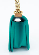 Load image into Gallery viewer, Chanel Quilted Boy Small Teal