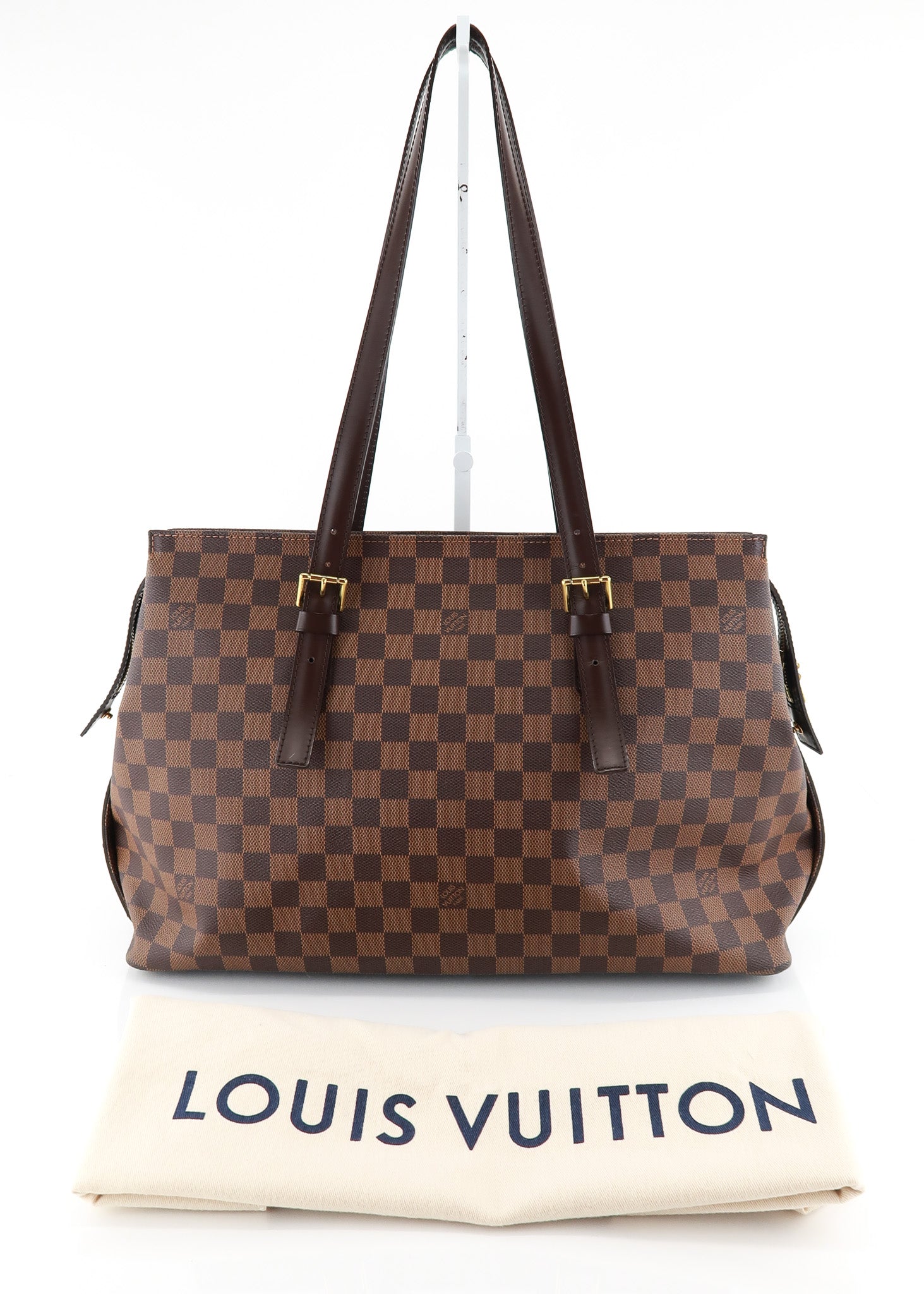 Louis Vuitton Damier Ebene Canvas Chelsea Bag Louis Vuitton