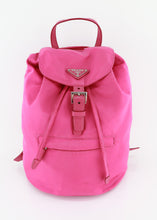 Load image into Gallery viewer, Prada Nylon Vela Backpack Pink