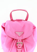 Load image into Gallery viewer, Prada Nylon Vela Backpack Pink