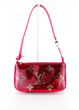 Load image into Gallery viewer, Louis Vuitton Night Sequin Pochette Accessories Pink