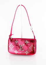 Load image into Gallery viewer, Louis Vuitton Night Sequin Pochette Accessories Pink